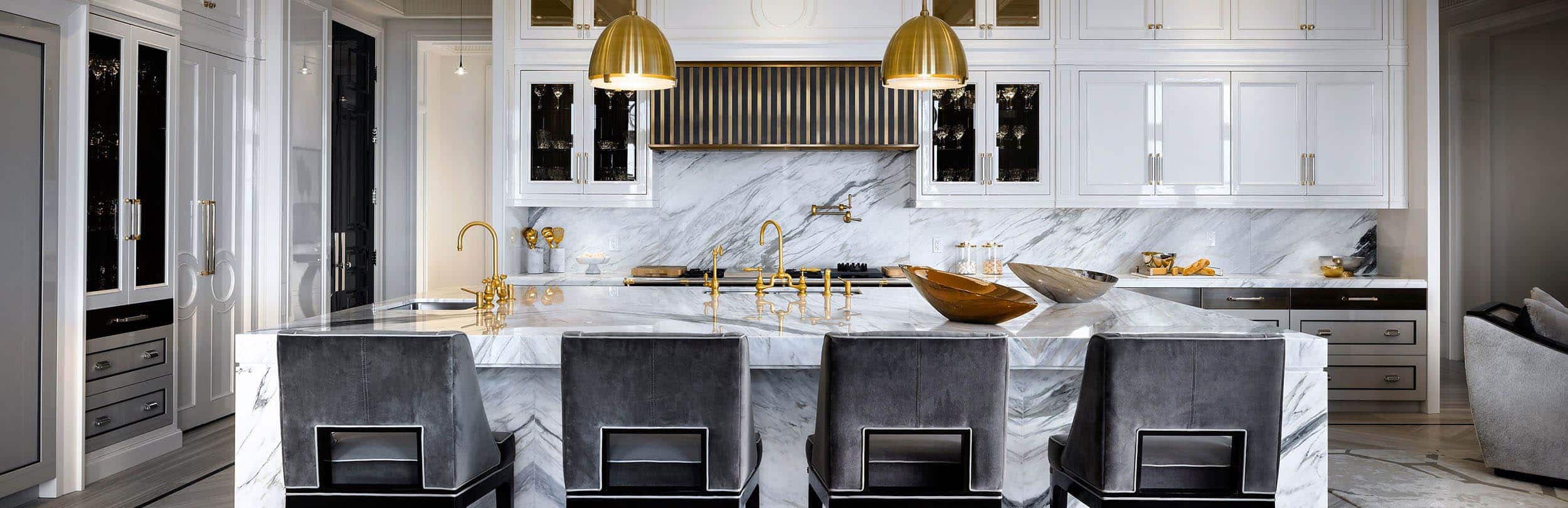 Luxury Transitional Kitchen Kitchen Remodel in Anaheim, CA by City Tile & Cabinets: Anaheim Tile Showroom & Full Installation project photo 2
